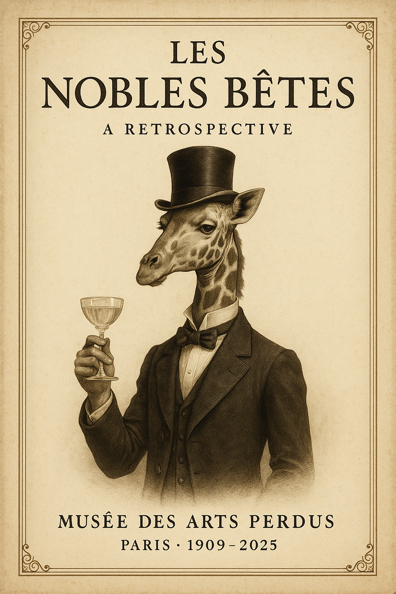 Les Nobles Bêtes: A Retrospective — Musée des Arts Perdus, Paris 1909–2025